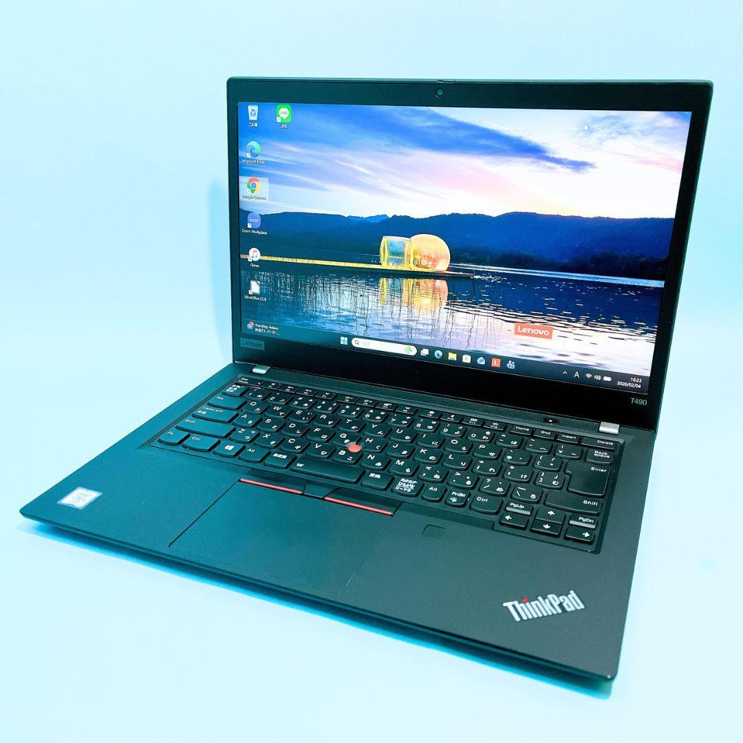 Windowsノート本体 ThinkPad T490 i5-8365U 16GB SSD256 FHD