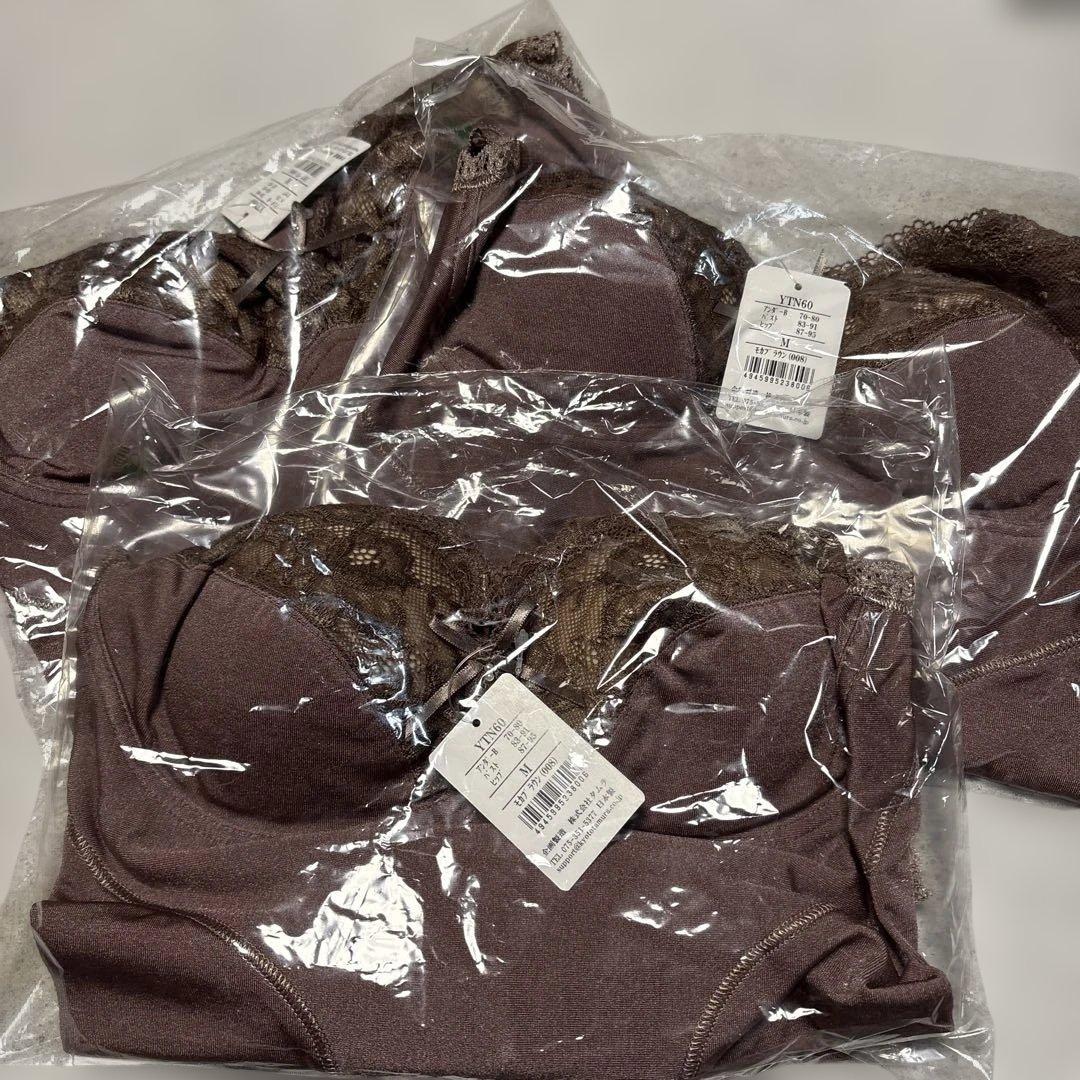 タムラ　ボディスーツMサイズ ブラウン3枚