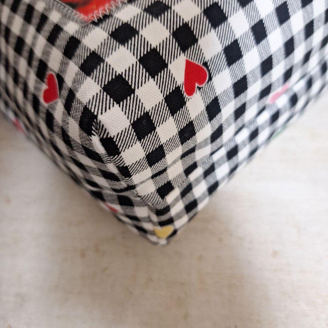 激レアねこパネル生地　ハンドメイド　ミニバック　ポーチ