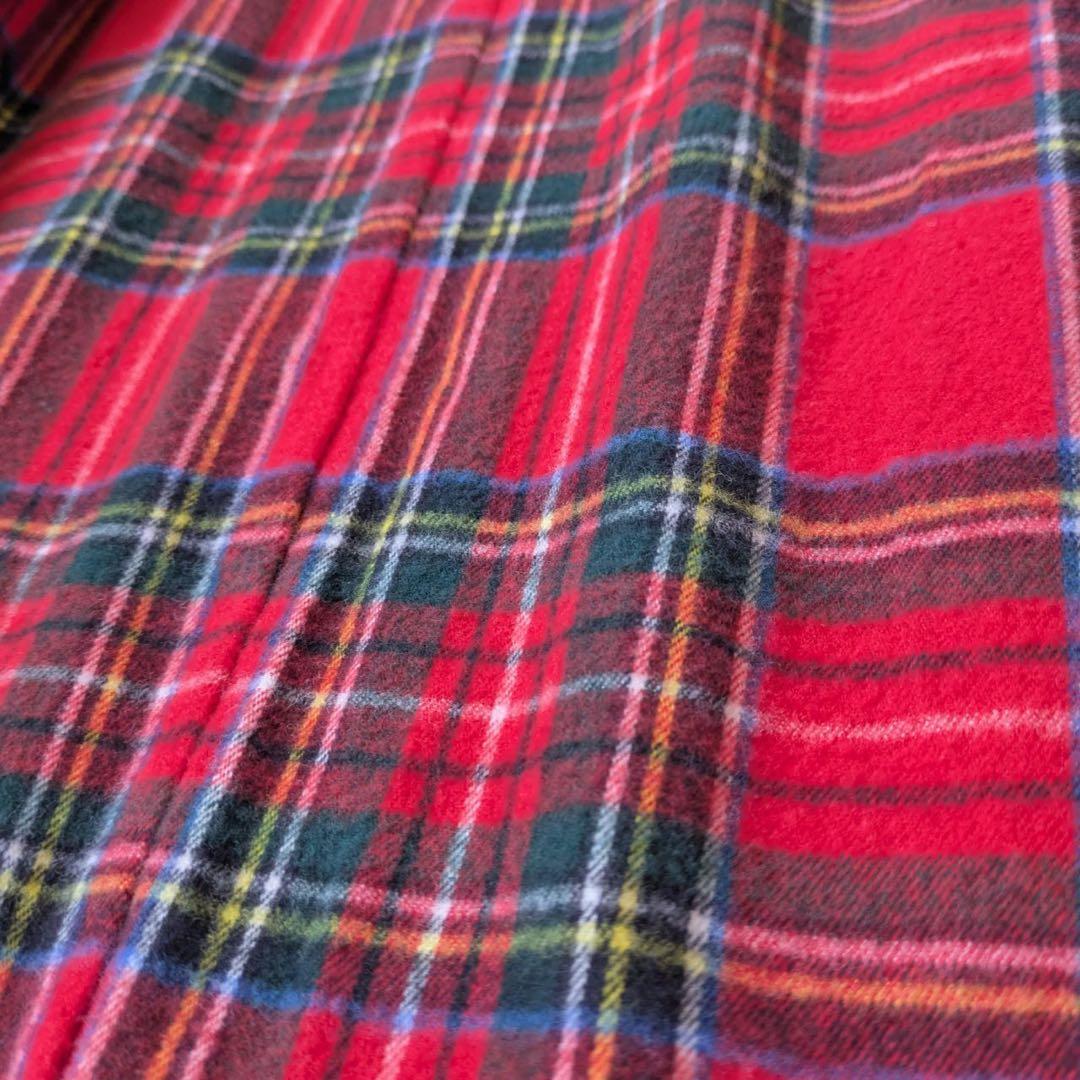 buoy buoy/ブイ　ステンカラーコート　裏地ネルチェック　サイズFree