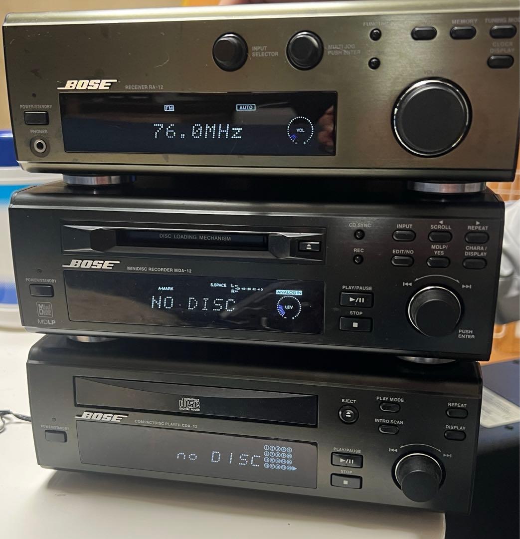 中古 ボーズ BOSE CDA-12 MDA-12 RA-12 AM-5Ⅲセット