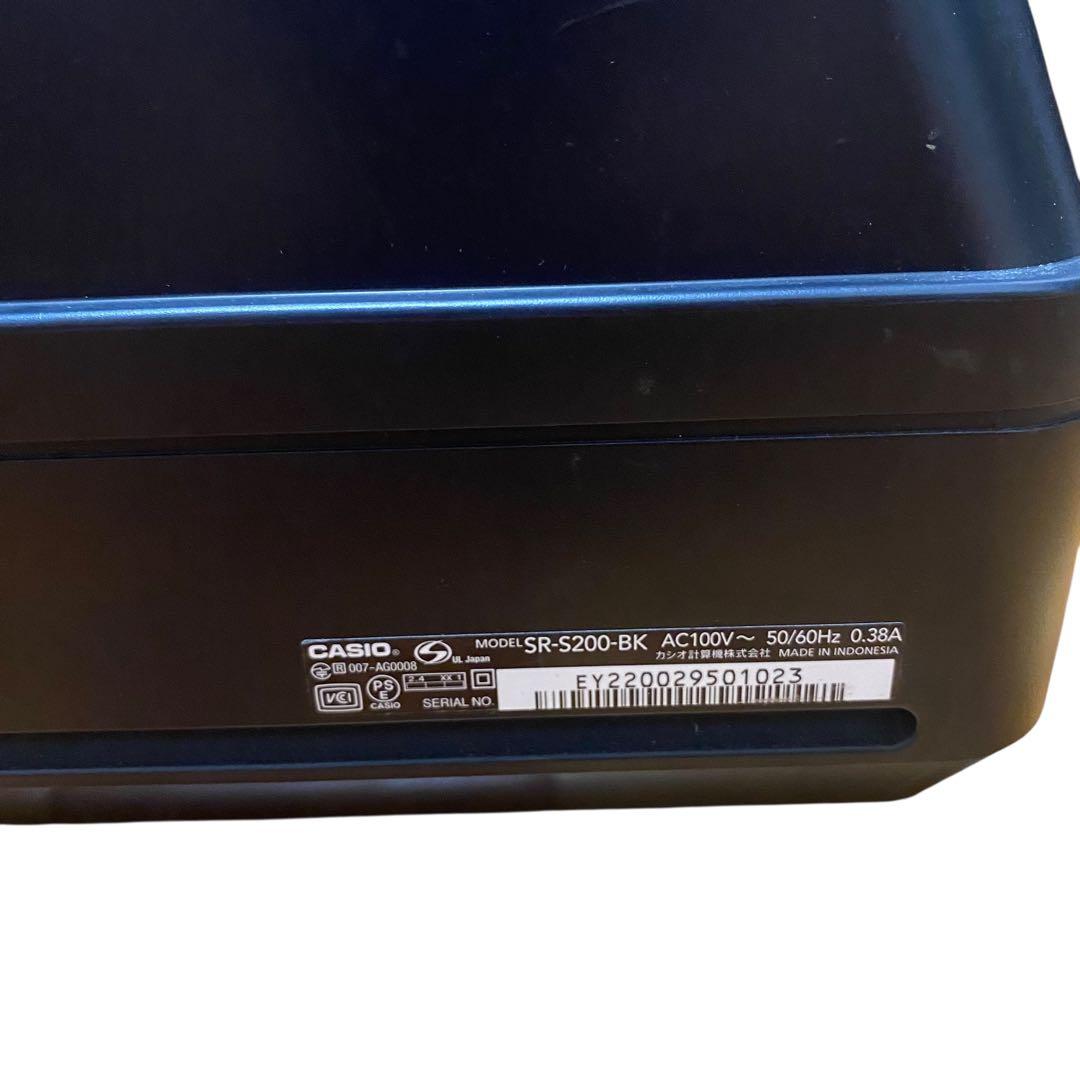 【現状品】CASIO レジスター　SR-S200 店舗用品