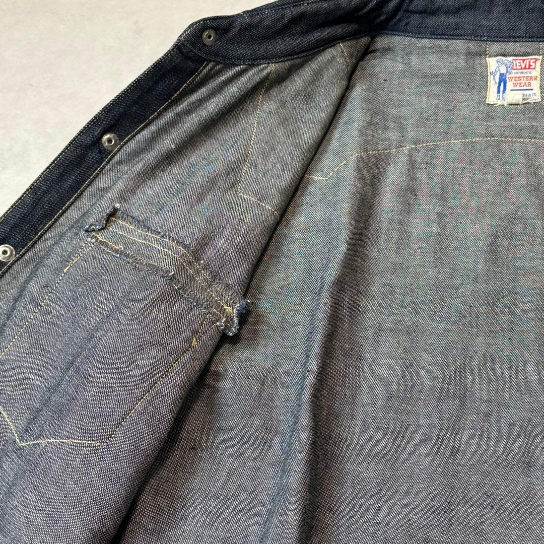 Levi's Vintage Clothing デニムウエスタンシャツ S