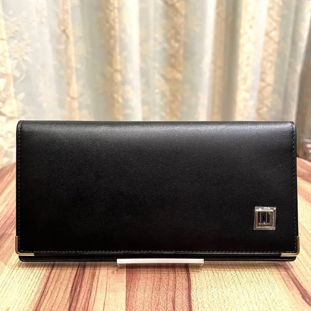 ✨未使用品✨dunhill ダンヒル 長財布 ロングウォレット レザー ブラック