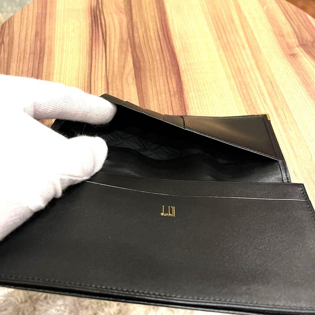 ✨未使用品✨dunhill ダンヒル 長財布 ロングウォレット レザー ブラック