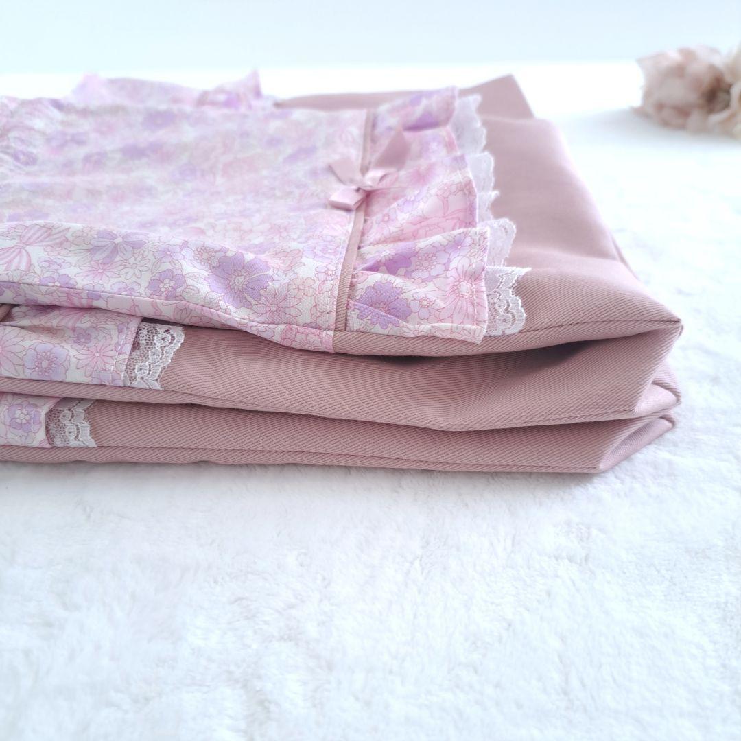 ナルみ ハンドメイド オーダー レッスンバッグ 上履き袋 給食袋