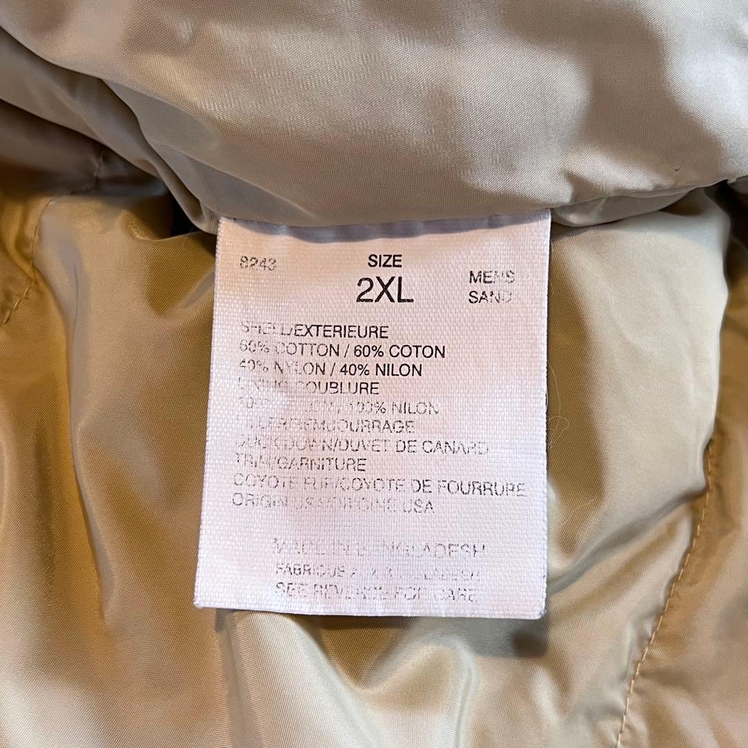 【Woolrich ウールリッチ】ロングダウンコート 2XL 90s 00s