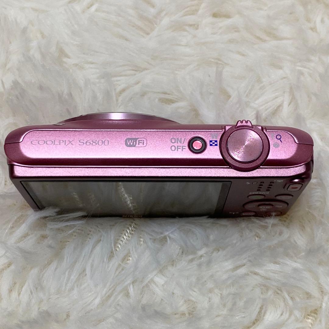 【Ｍ】Nikon COOLPIX S6800 ピンク 充電器付