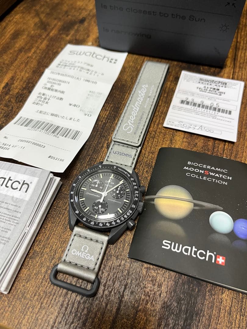 【購入証明アリ】【美品】ムーンスウォッチ Mercury（マーキュリー）