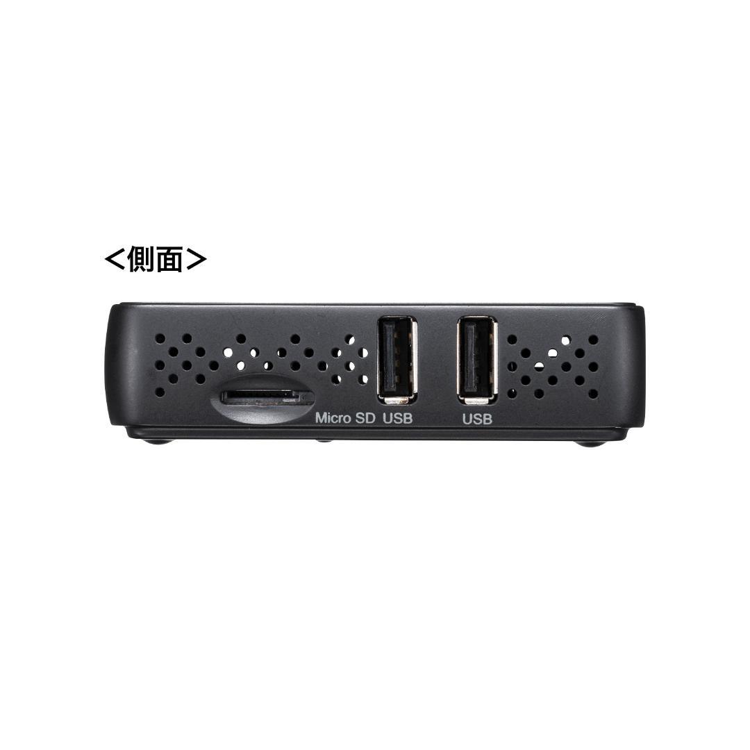 メディアプレーヤー(4K対応)MED-PL4K101 会議に最適プレゼン機材