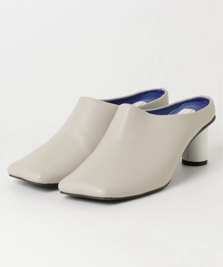 【UN3D.】アンスリード　スクエアミュール　ベージュ　美品