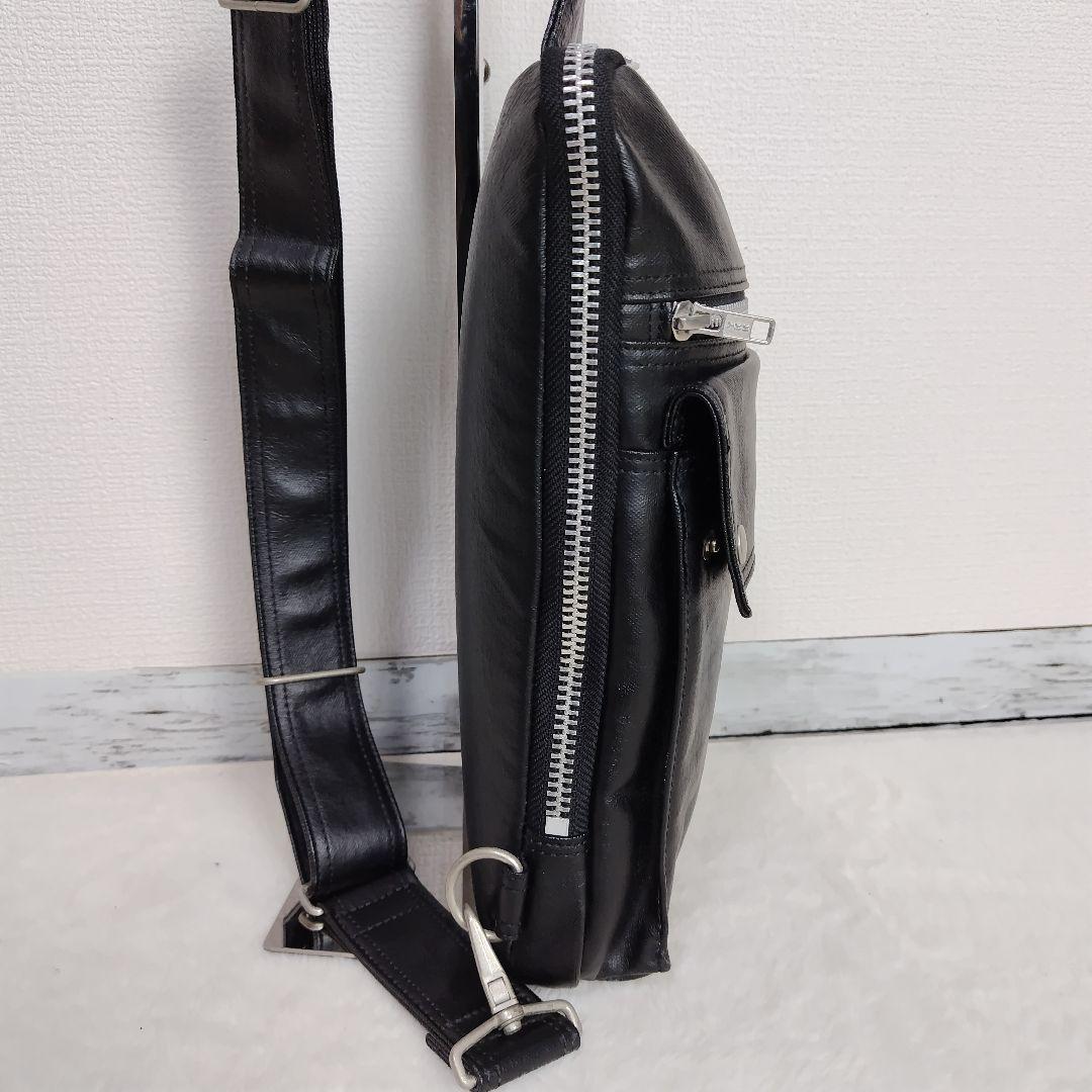 ✨美品✨ PORTER フリースタイル スリングショルダー 黒 ボディバッグ