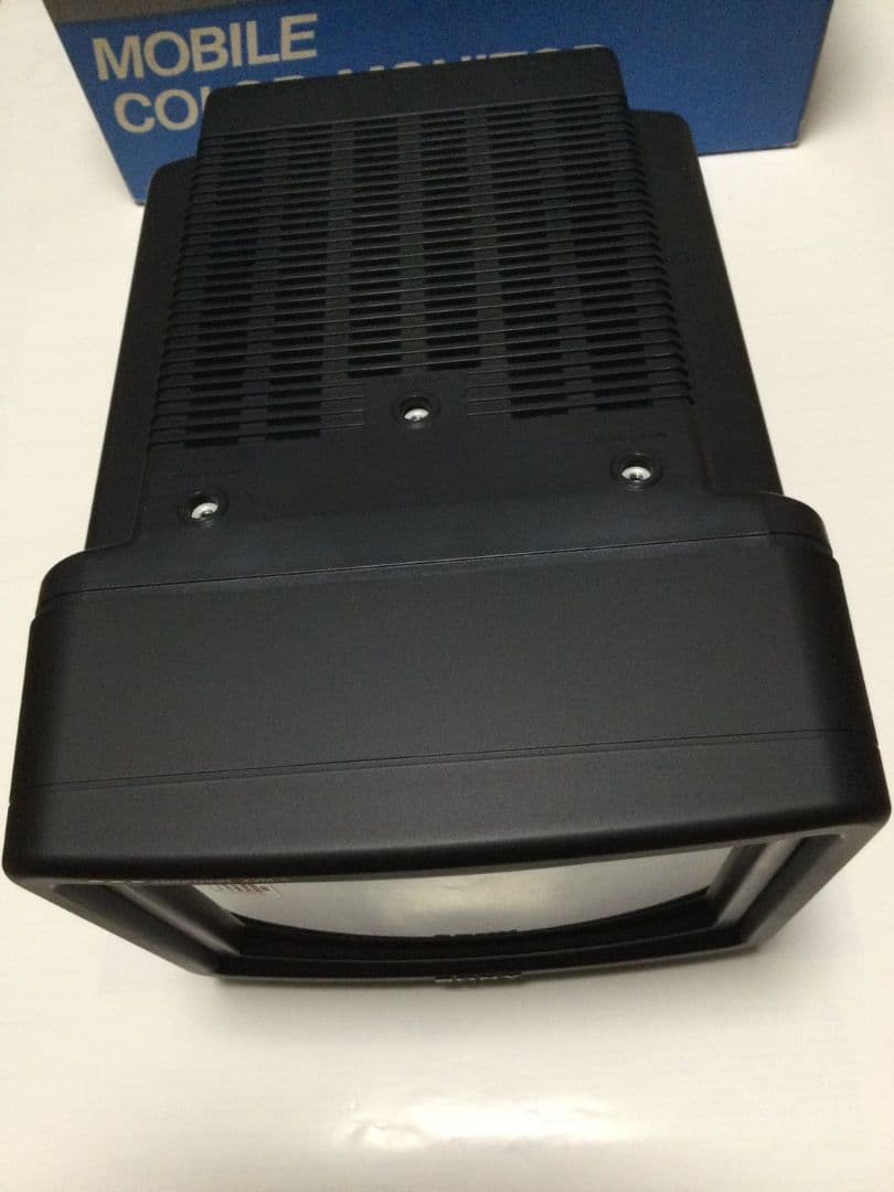 【希少】　昭和レトロ SONYブラウン管カラーモニター XVM-9 車載用