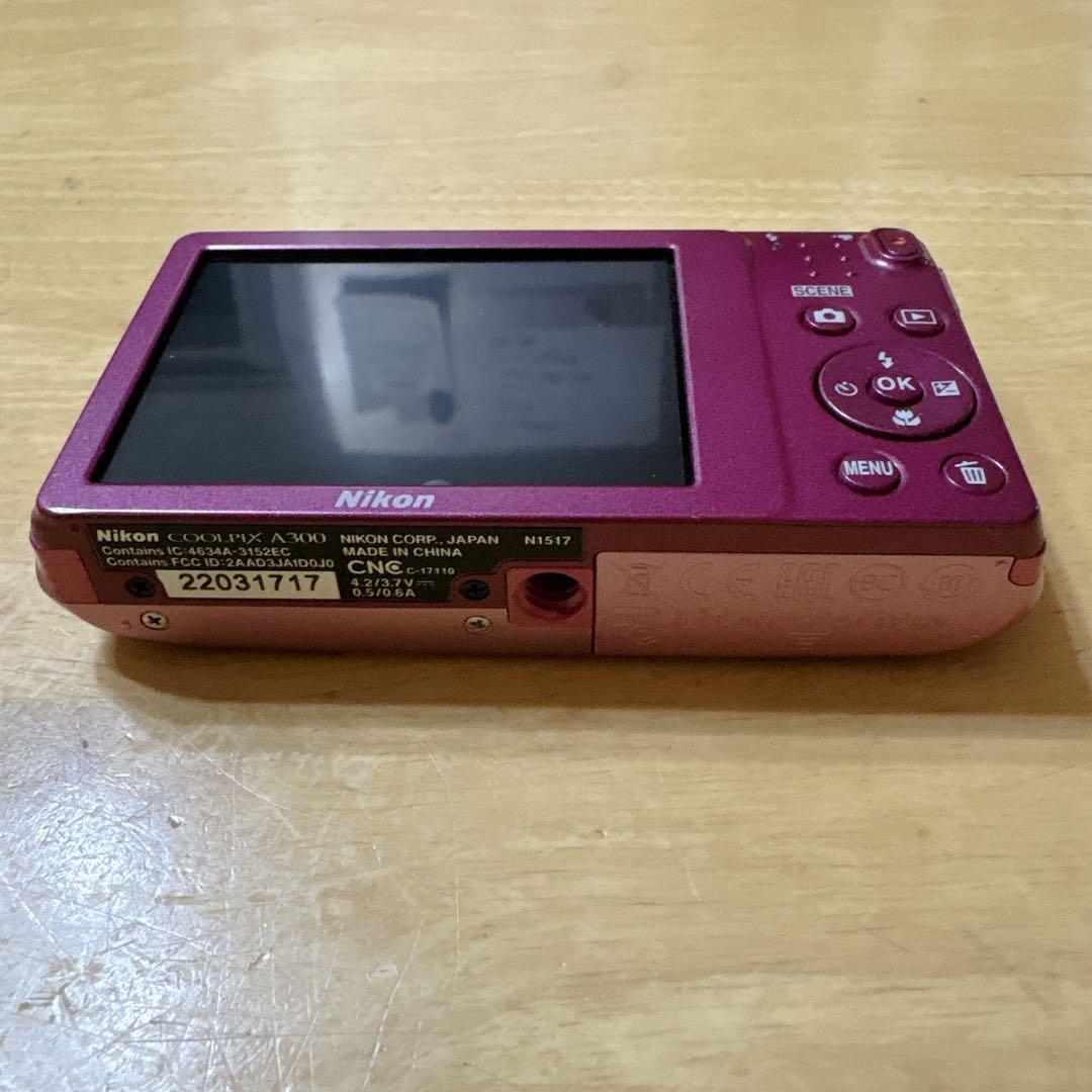 美品　動作品　Nikon COOLPIX A300ピンク
