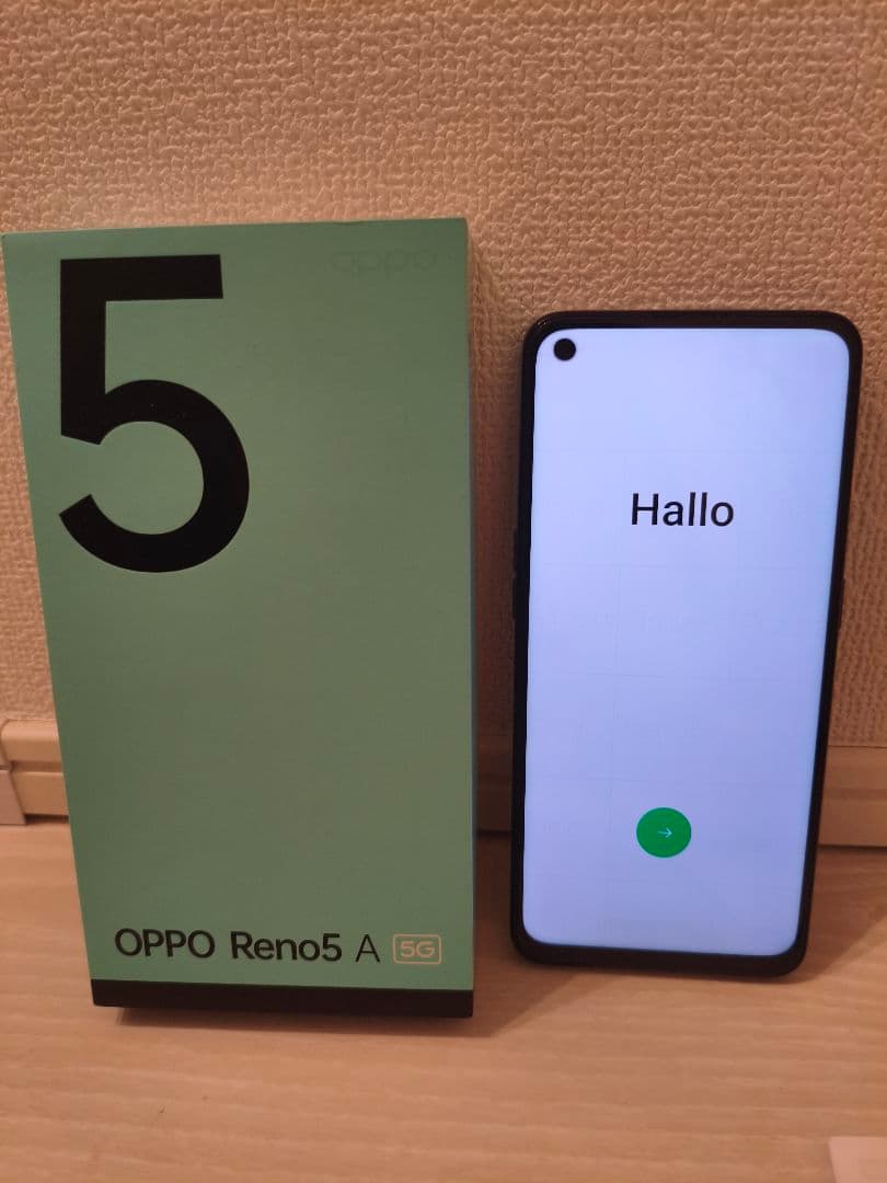 OPPO Reno5 A 5G シルバーブラック 本体