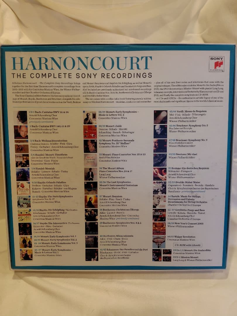 アーノンクール　ソニー録音全集