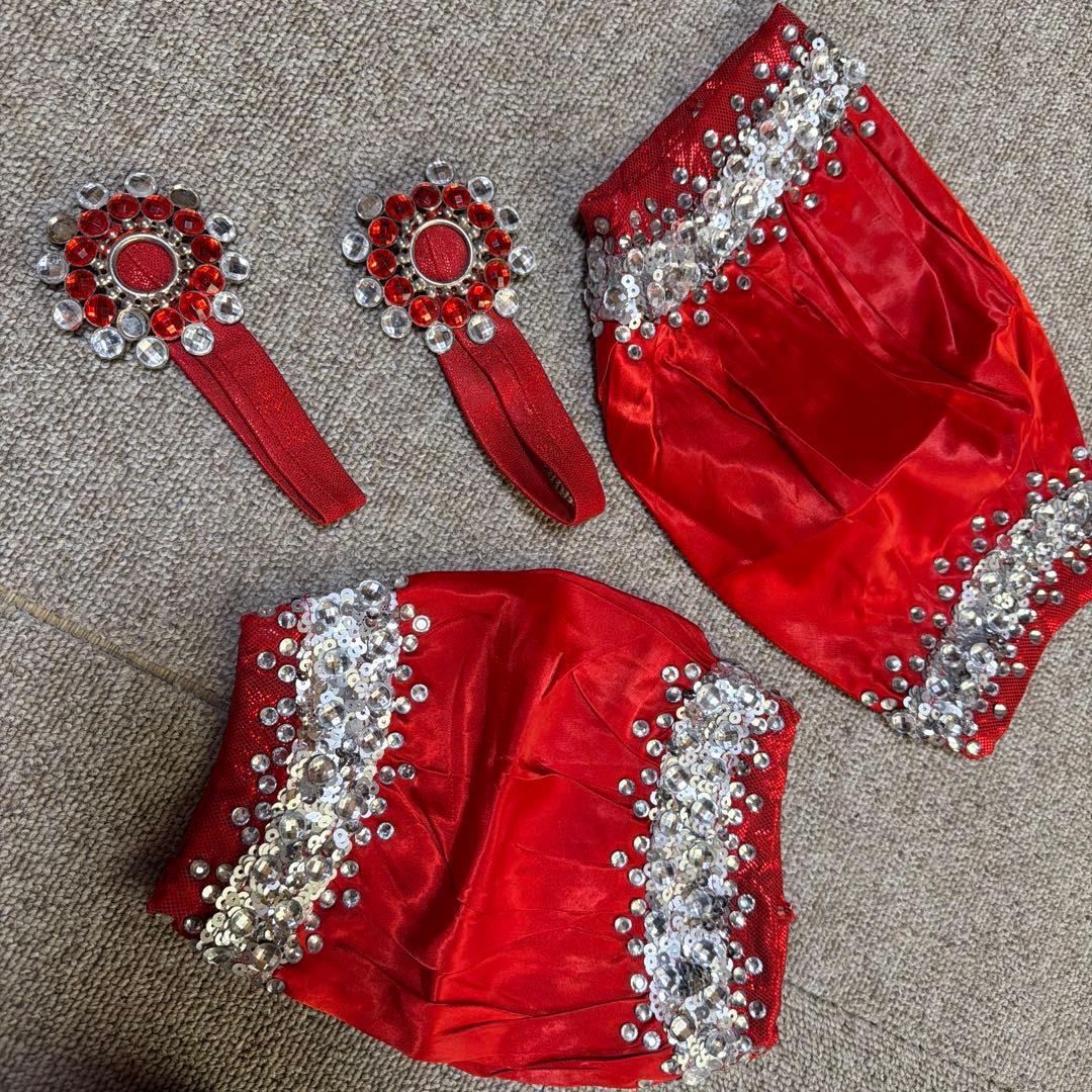 レッドベリーダンスセットアップ