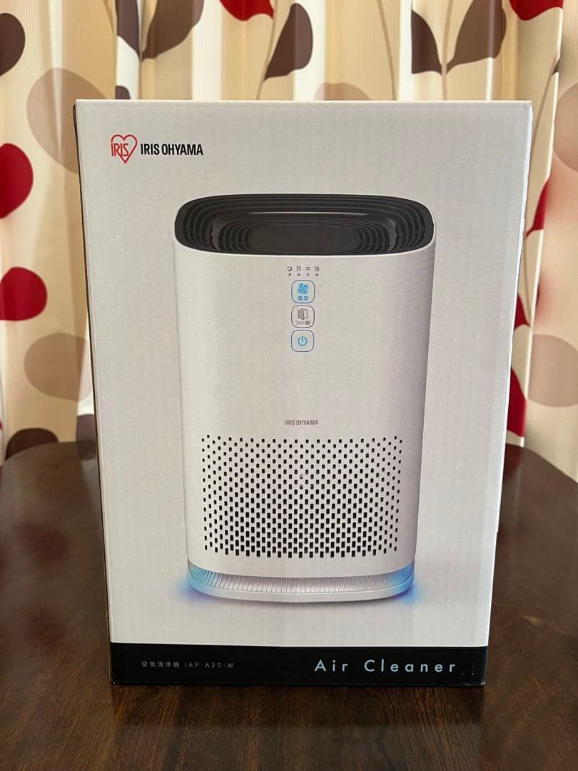 IRIS OHYAMA 空気清浄機 IAP-A25-W