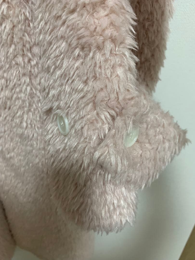 FURFUR エコファー ダッフルコート 限定ピンク