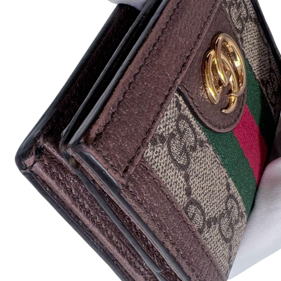 Gucci GGキャンバス 二つ折り財布