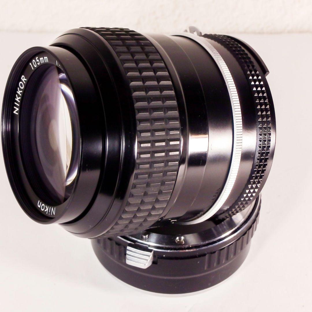 完動美品 ニコン Nikkor Ai 105mm f2.5 光学 外装共 綺麗