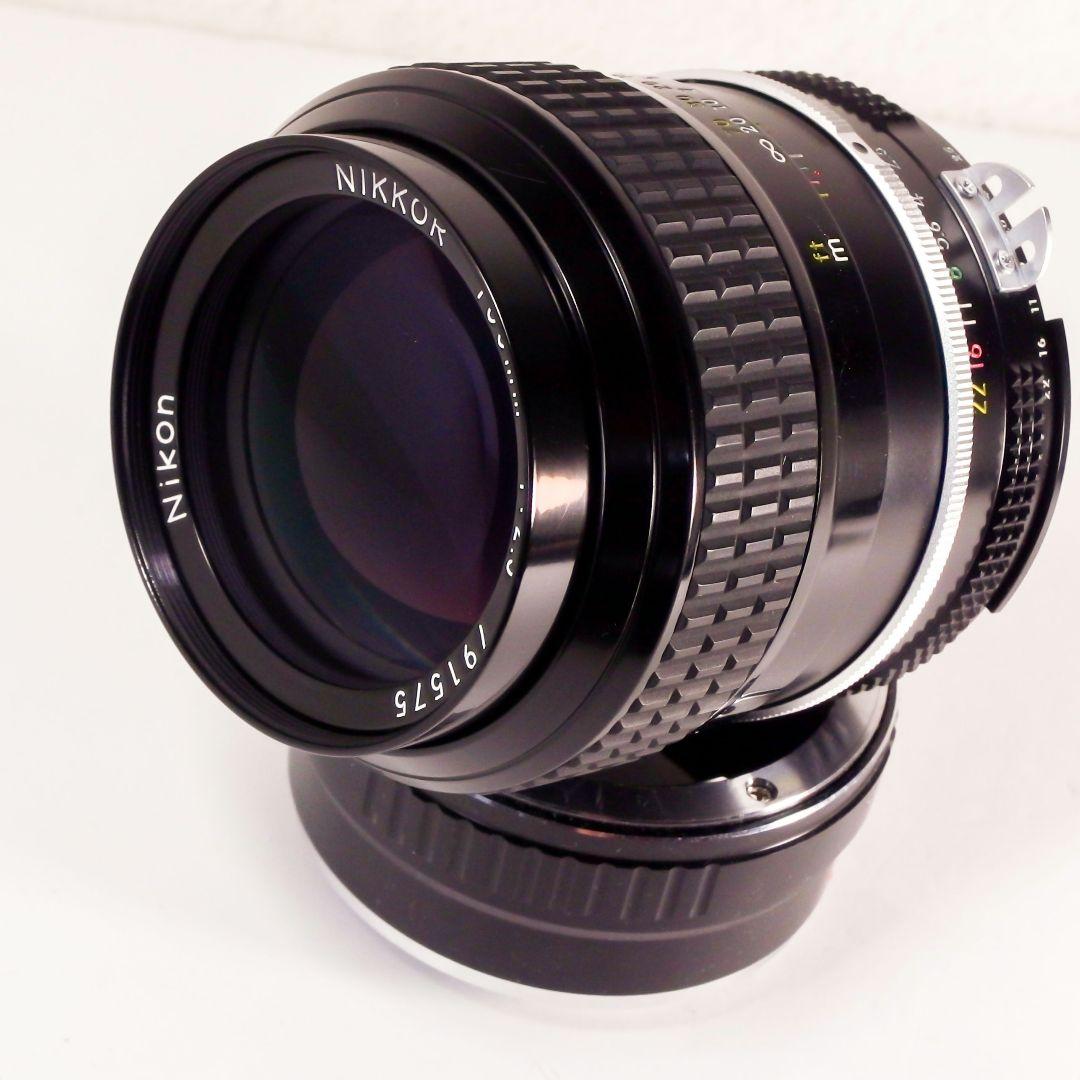 完動美品 ニコン Nikkor Ai 105mm f2.5 光学 外装共 綺麗