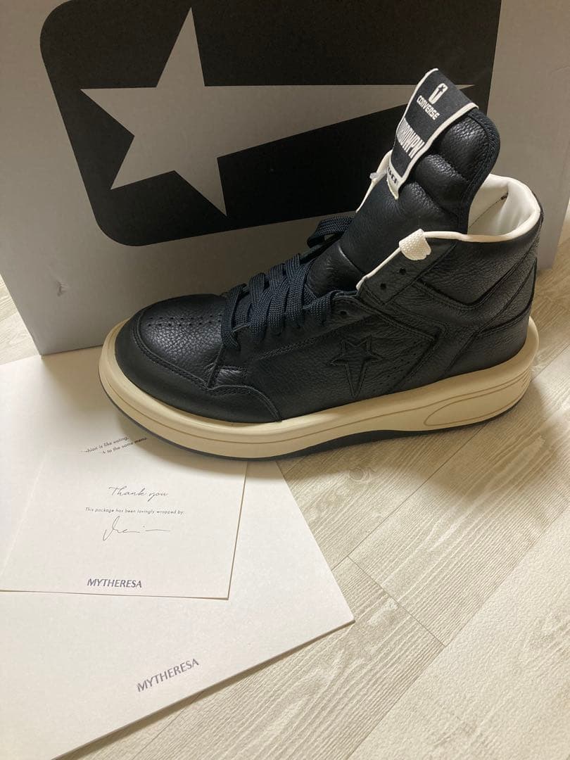 EU44 28㎝ 新品 RICK OWENS Converse TURBOWPN