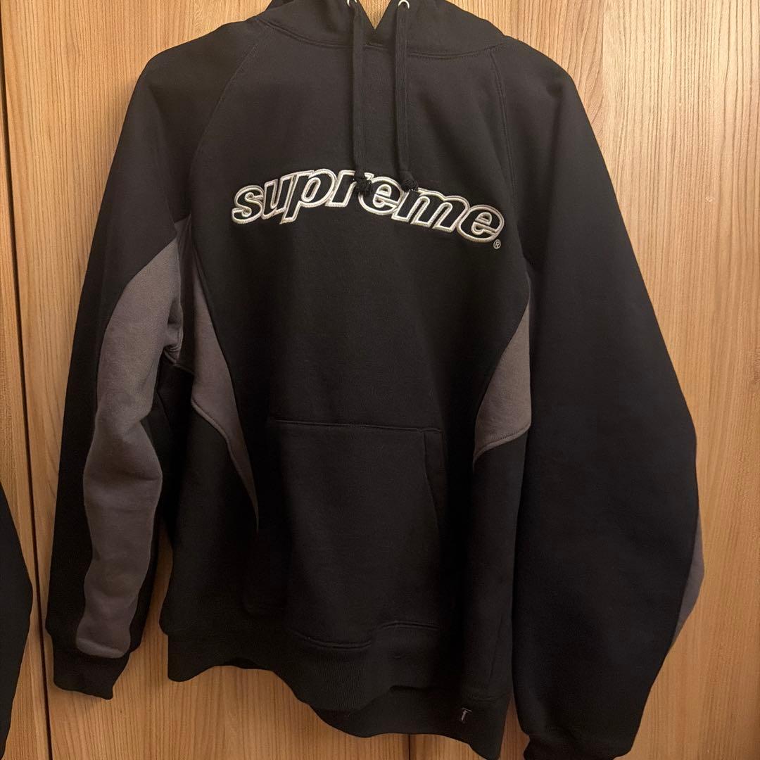 supreme ブラック パーカー