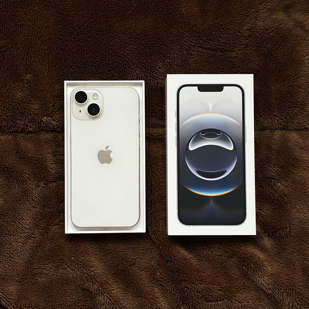 【美品】 iPhone14 128GB スターライト 動作良好 SIMフリー