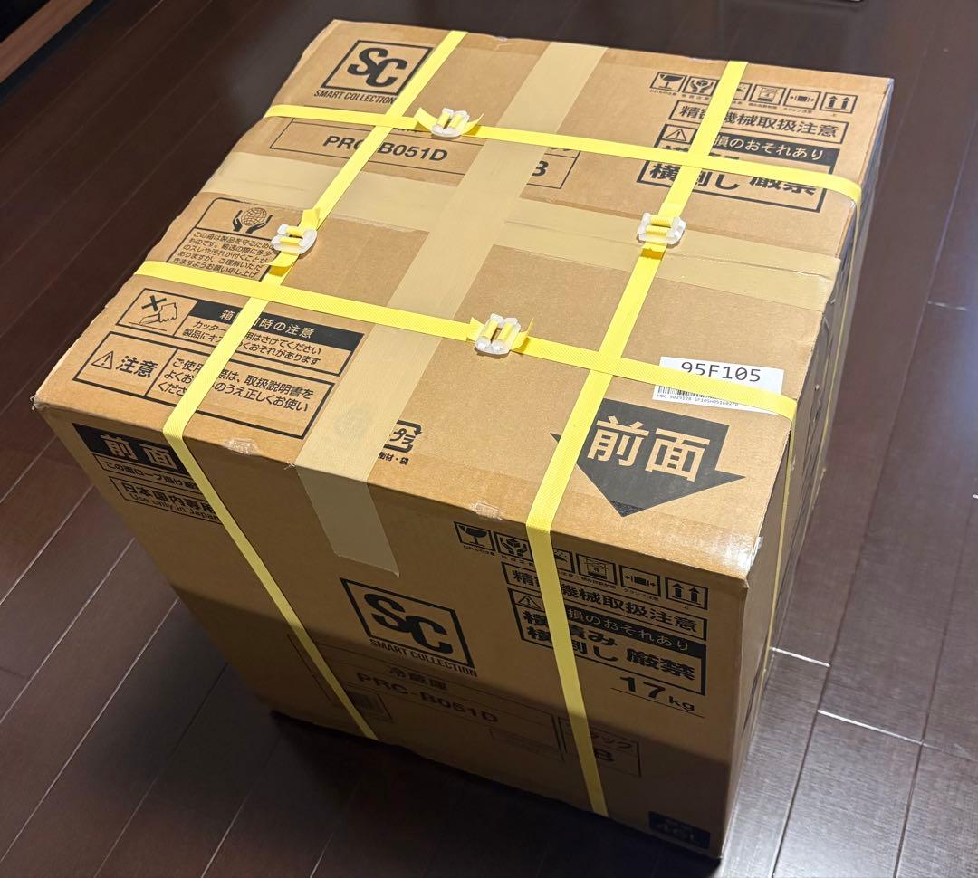 美品　アイリスプラザ 冷蔵庫 46L ブラック PRC-B051D-B