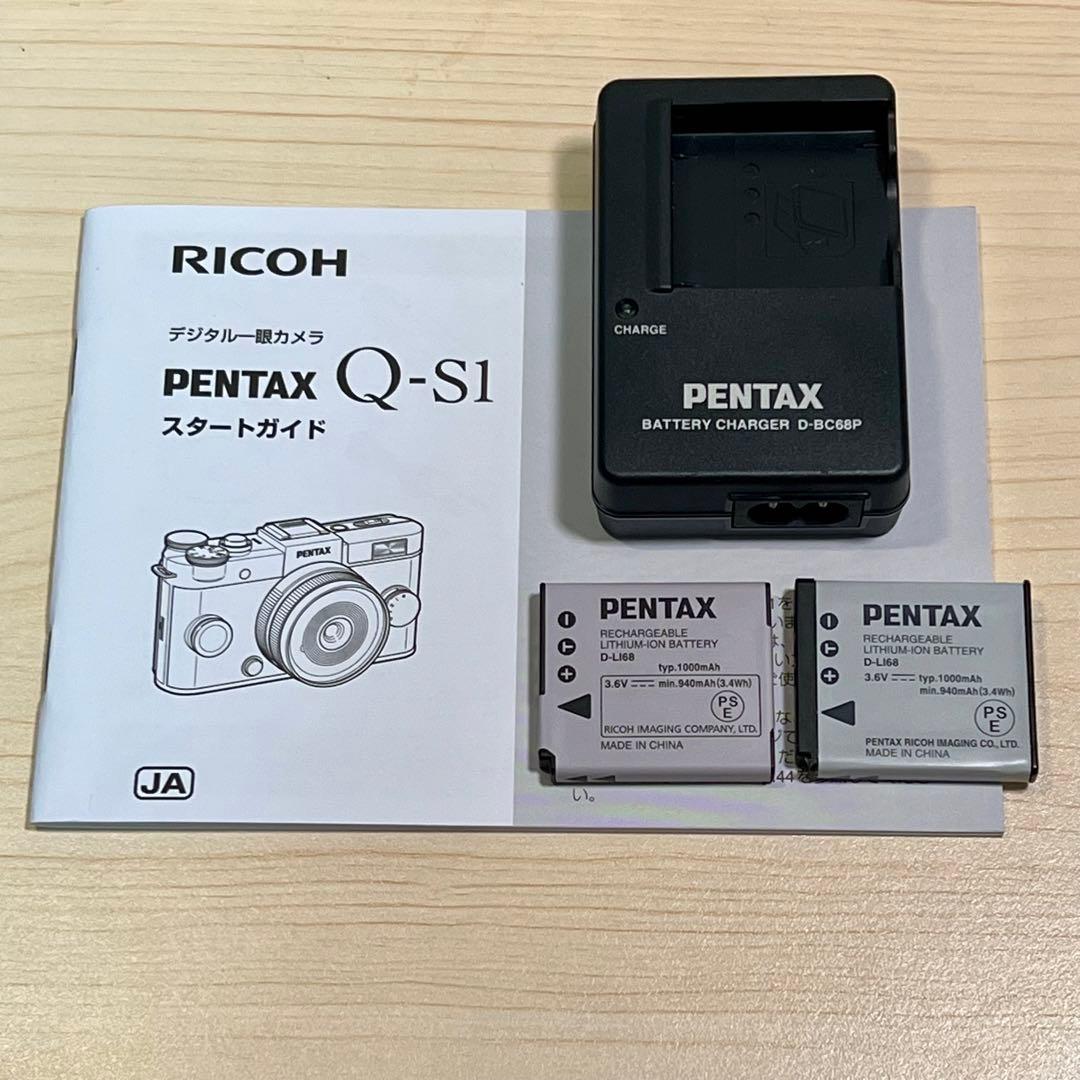 【稀少美品】PENTAX Q-S1　ダブルレンズキット【ショット数129回】