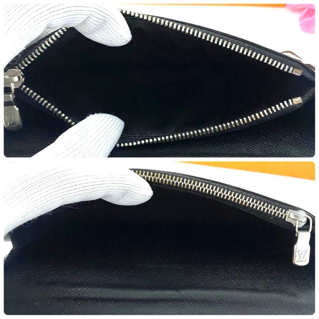 ルイ ヴィトン◎ポルトフォイユ ブラザ ダミエ グラフィット 黒 長財布