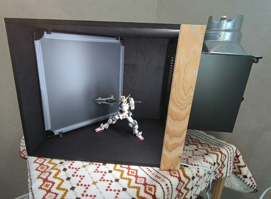 塗装ブース　換気扇サイド出し　Panasonic　ガンプラ