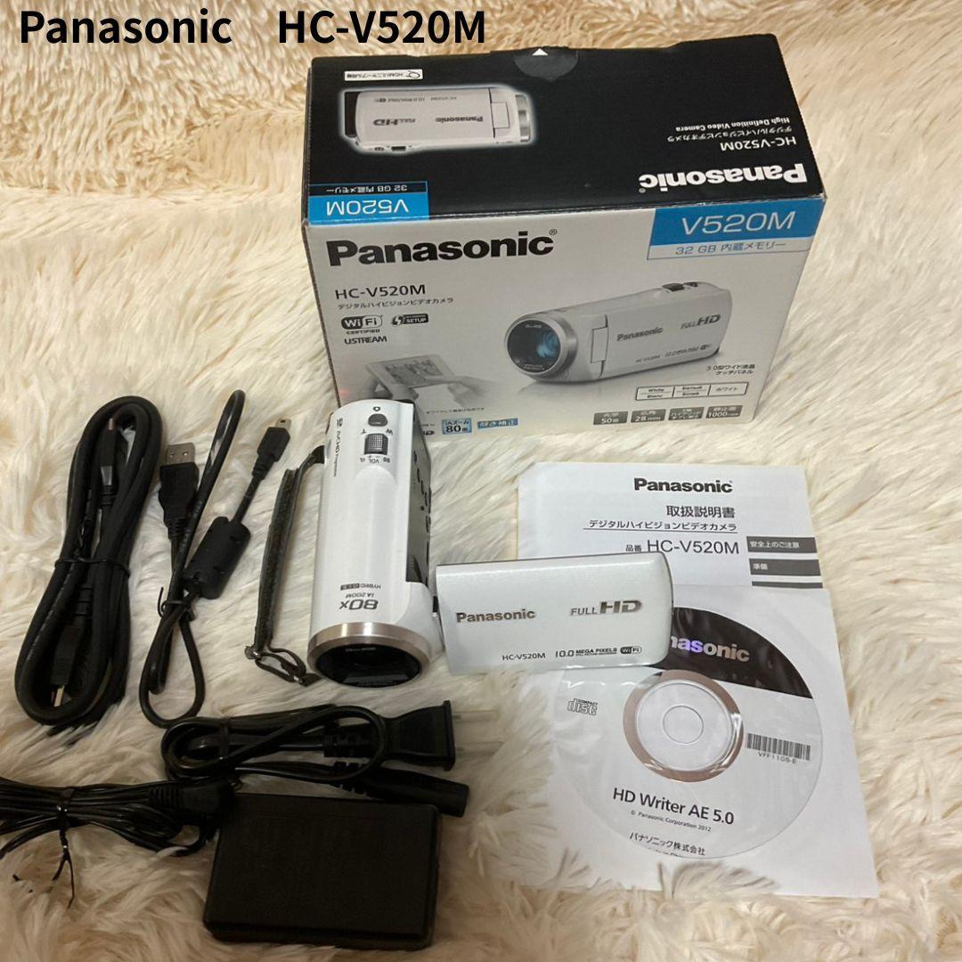 【簡易動作確認済】Panasonic HC-V520M ビデオカメラ 32GB