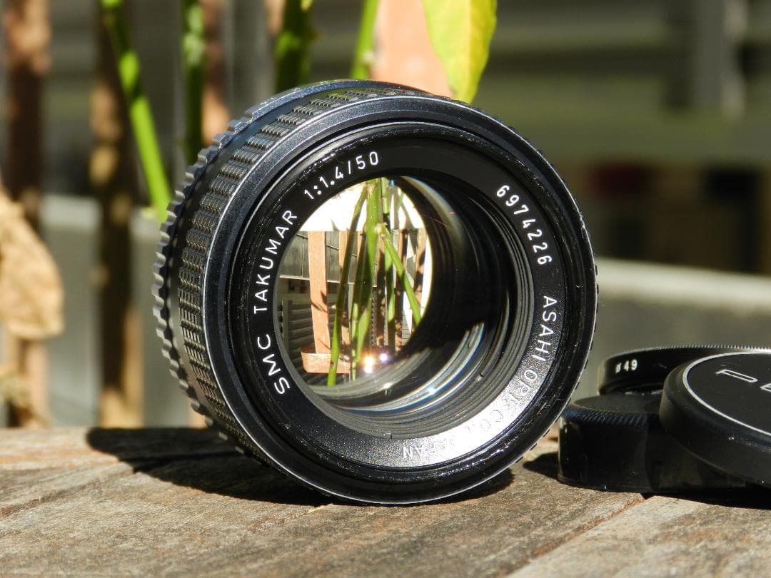 美品 PENTAX SMC TAKUMAR 50mm f/1.4 レンズ