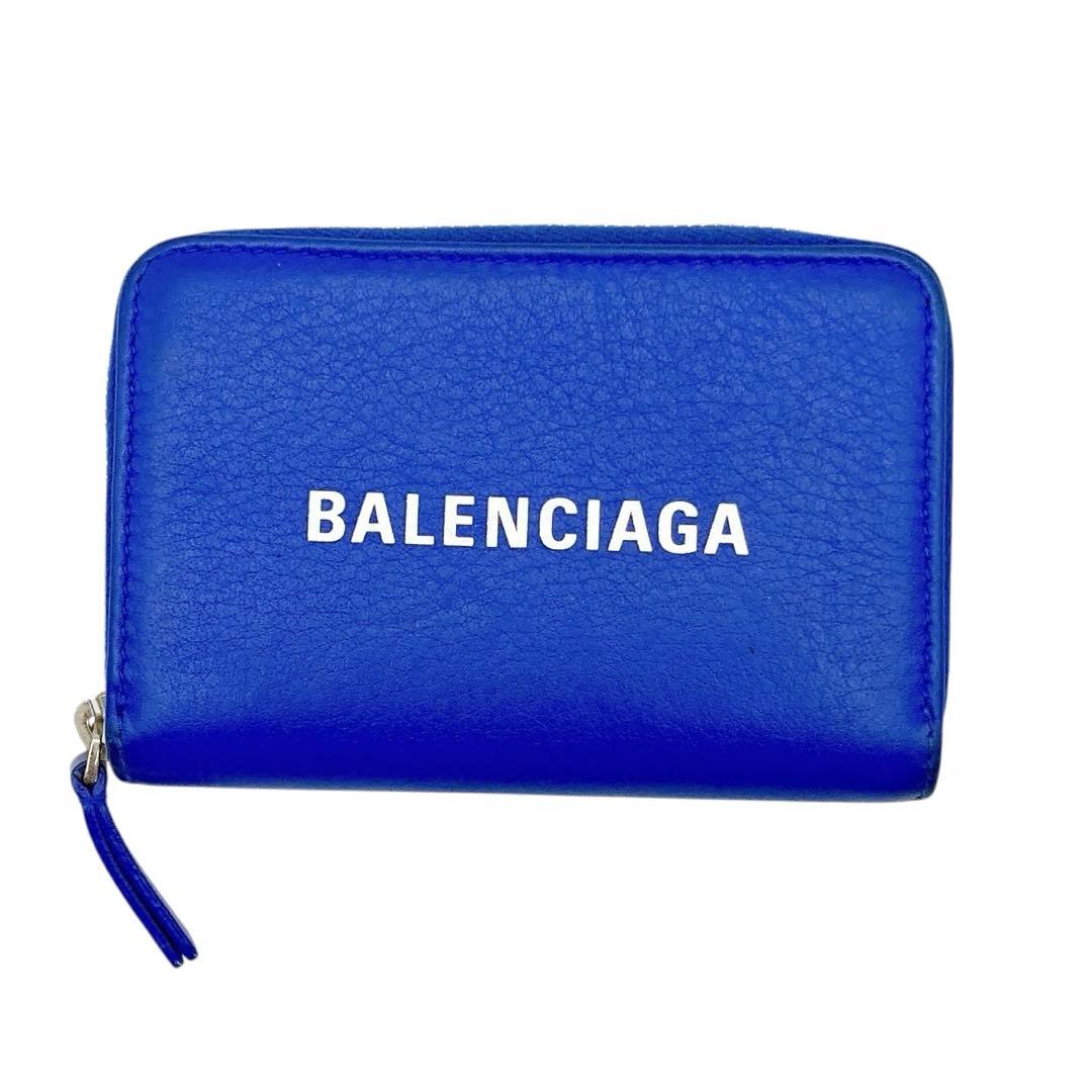 美品✨ BALENCIAGA バレンシアガ　ケース　カードケース　ブルー