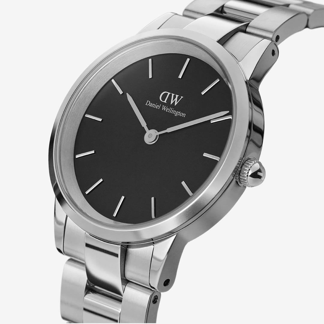 【新品】 ダニエルウェリントン シルバー DW 腕時計 ICONIC LINK