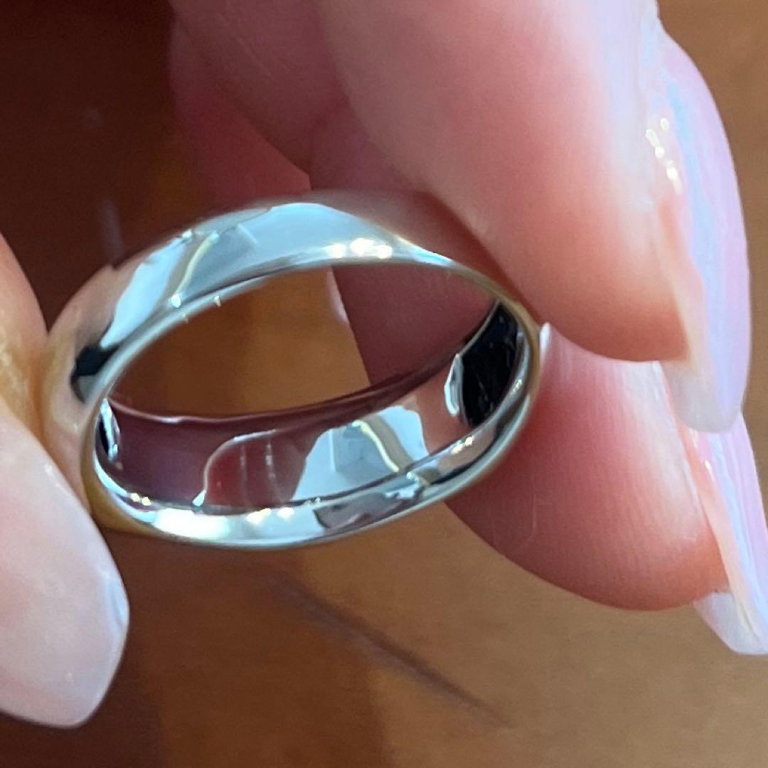 プラチナオニキスダイヤモンドリング　約12.5号