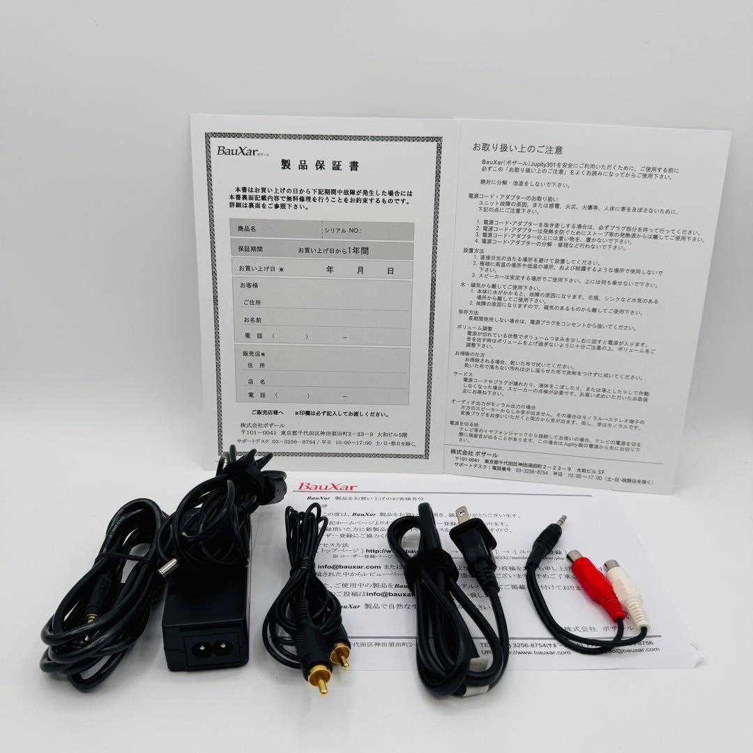 BauXar Jupity301 アンプ内蔵タワー型 タイムドメイン スピーカー