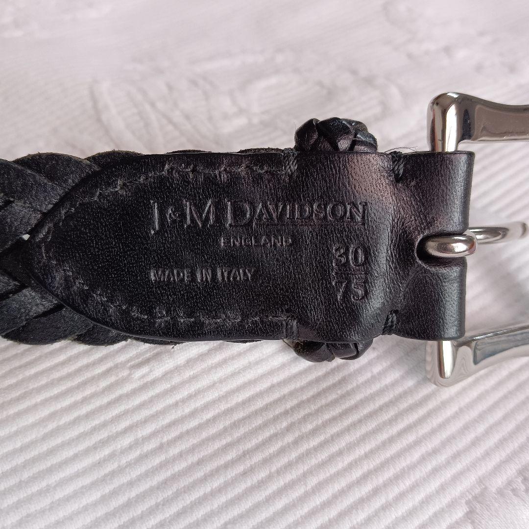 K*u様 ☆【美品】J&M DAVIDSON メッシュベルト ブラック 30/7