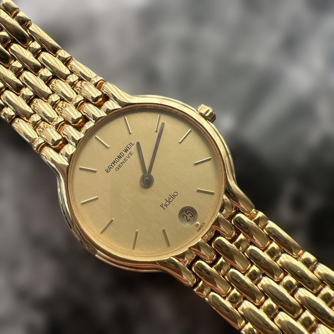 RAYMOND WEIL Fidélio ゴールド腕時計