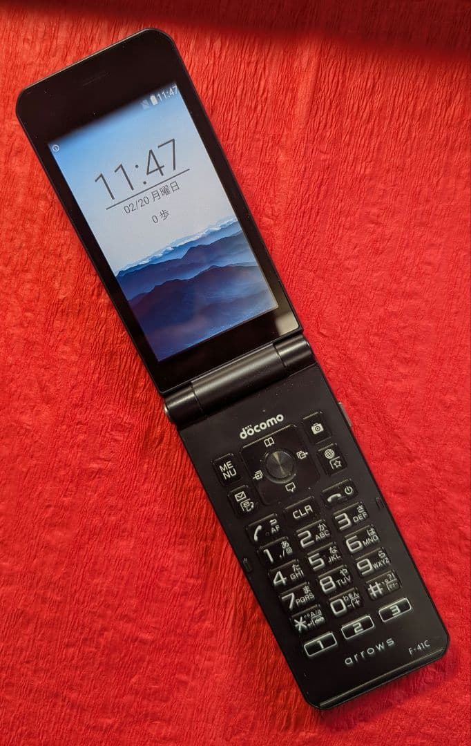 docomo arrows ケータイ ベーシック F-41C ネイビー