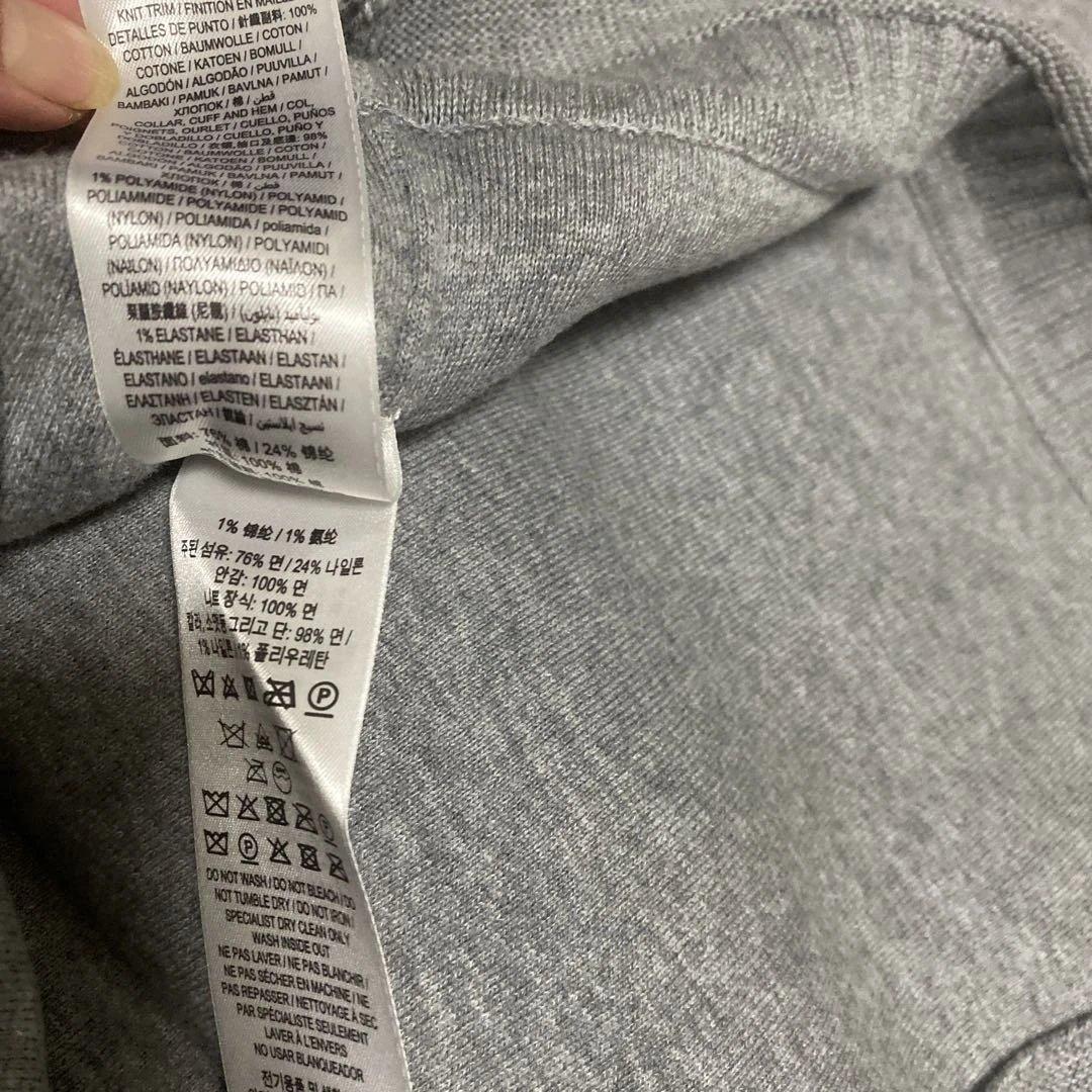 BURBERRY グレー 長袖ワンピース 12Y美品