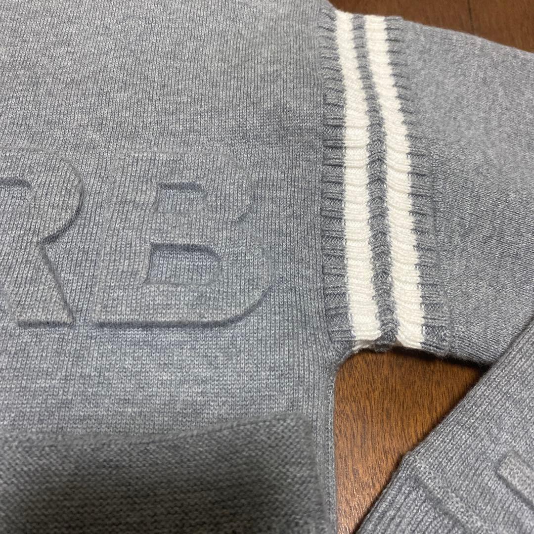 BURBERRY グレー 長袖ワンピース 12Y美品