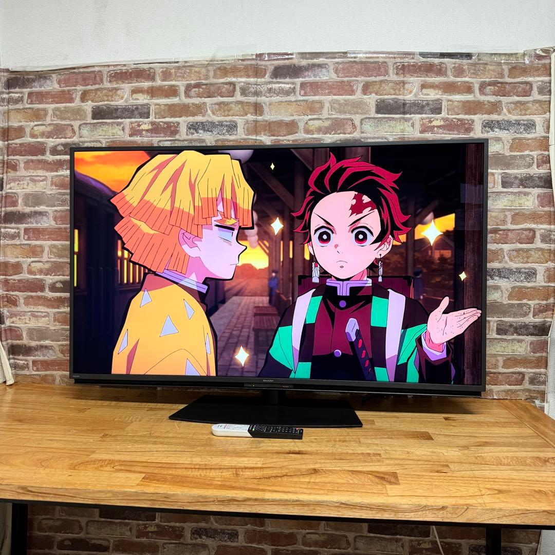 シャープ 55V型 4K液晶テレビ AQUOS 4T-C55EN1 動画アプリ○