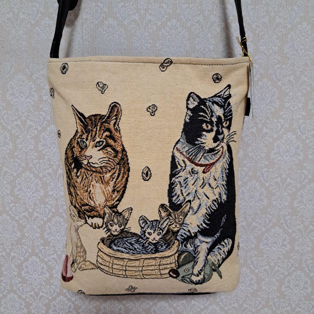 ドールジョゼット　ゴブラン　ショルダーバック　バッグ　猫　ネコ