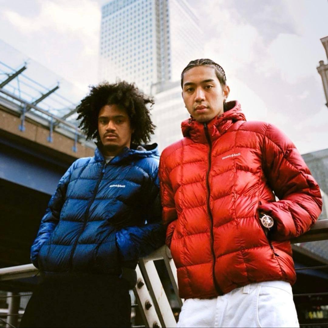 【完売モデル】新品 モンベル スペリオダウン パーカ Men's L ネイビー