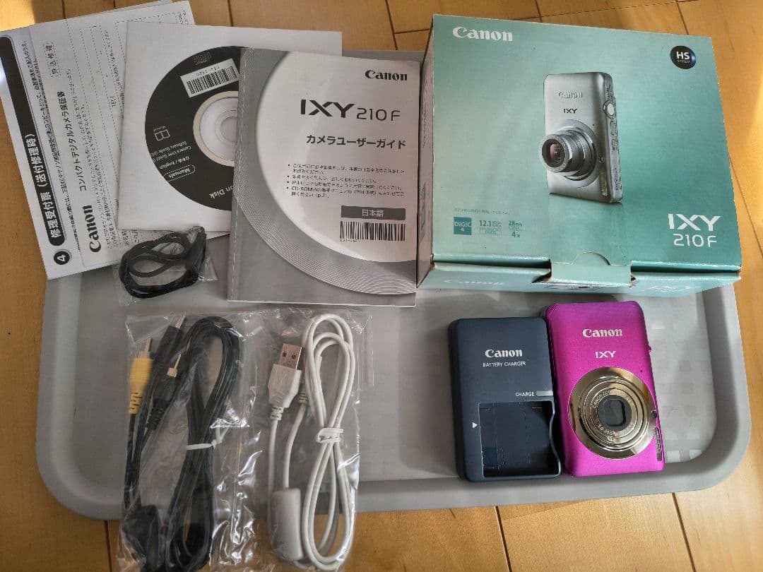 キャノン　Canon　デジタルカメラ　IXY210F ピンク　動作確認済み
