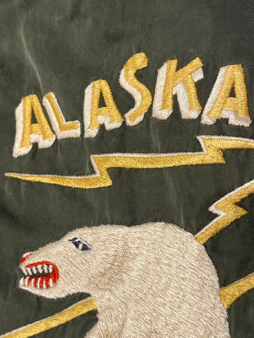 レミレリーフスカジャン オリーブ