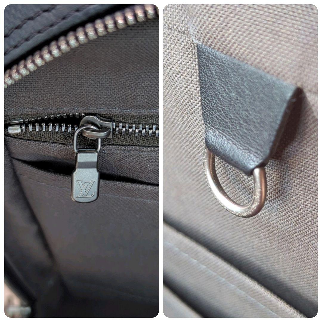 ルイ・ヴィトン ビジネスバッグ ブラック 黒 ダミエ ロゴ レザー